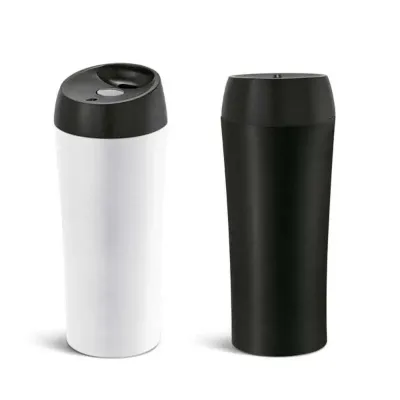 Copo Para Viagem Aco Inox e pp Com Parede Dupla