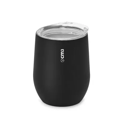 Copo Parede Dupla de Inox Fosco 400ml