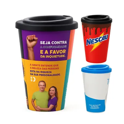 Copo Personalizado Com Tampa 450ml in Mold Gv019