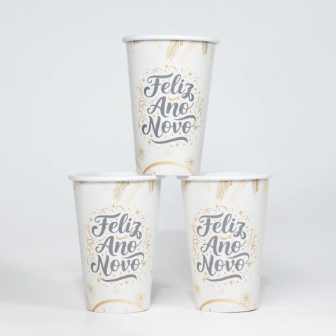 Copo Personalizado P/ Ano Novo 300ML- Arte 01