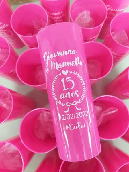 Copo Personalizado Porto Alegre 18 Anos Aniversários Debutantes 15 Anos Long Drink 100un R$3,29un