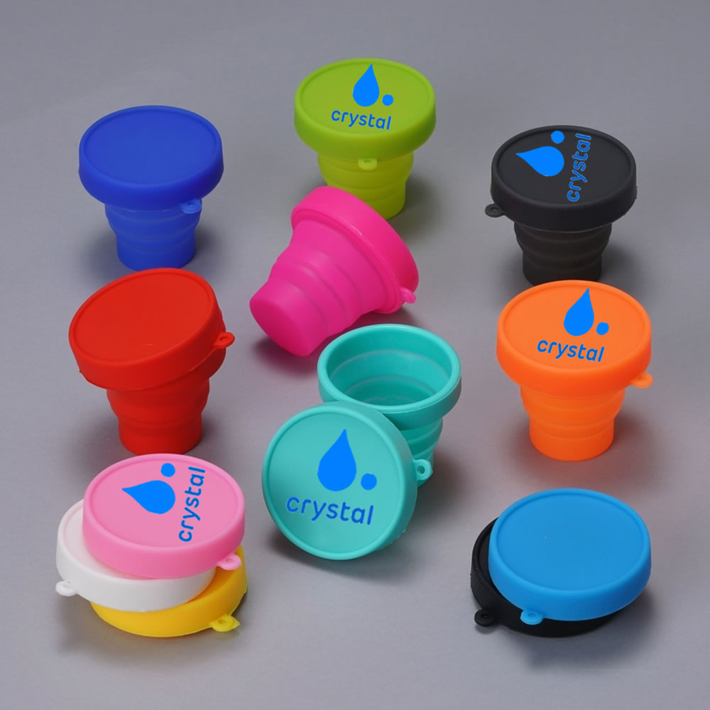 Copo Personalizado Retrátil em Silicone