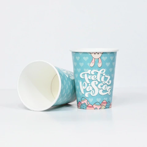Copo Personalizado SHOPEE 220ml - PÁSCOA 2026 MOD 01 - 100 unidades