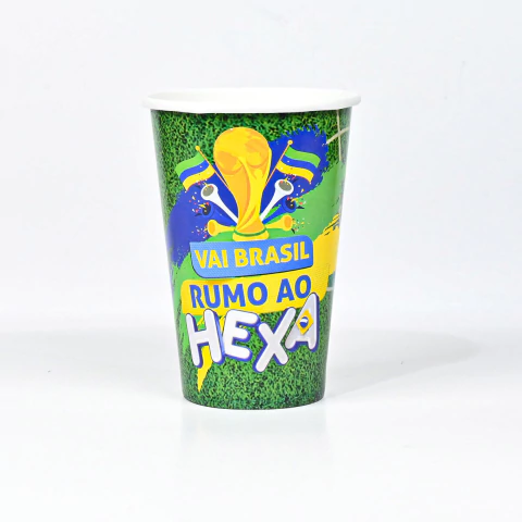 Copo Personalizado SHOPEE 300ml - COPA DO MUNDO MOD 01 - 100 unidades