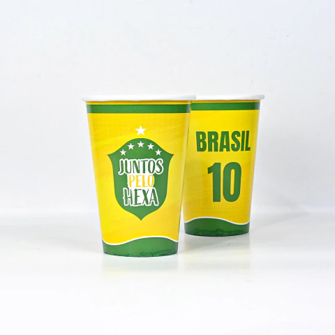 Copo Personalizado SHOPEE 300ml - COPA DO MUNDO MOD 03 - 100 unidades