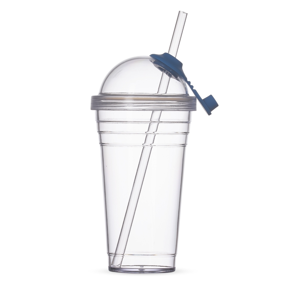 Copo Plástico 480ml com Canudo Personalizado — foto 2