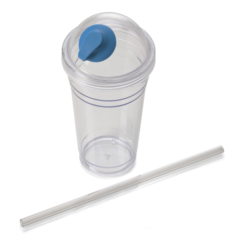Copo Plástico 480ml com Canudo Personalizado — foto 4