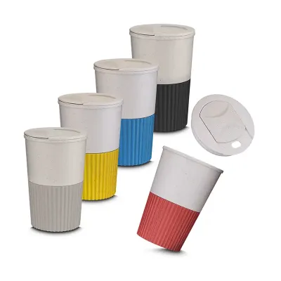 Copo Plastico em Fibra de Trigo 400ml