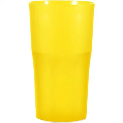 Copo Roma Amarelo 360ml Plastico Premium
