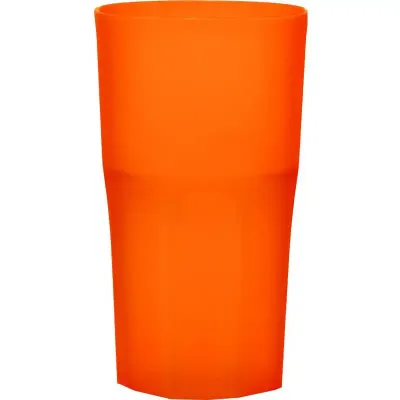 Copo Roma Laranja Neon 360ml Plastico Premium