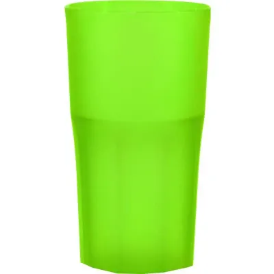 Copo Roma Verde Neon 360ml Plastico Premium
