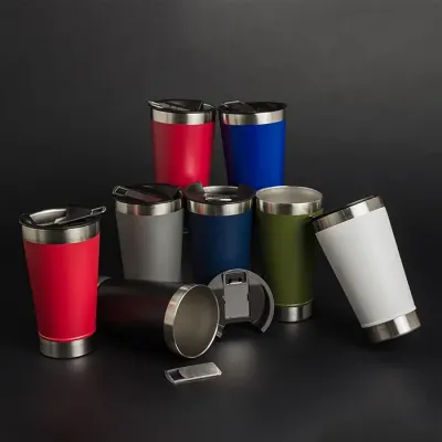 Copo Termico 500ml Liso Com Abridor