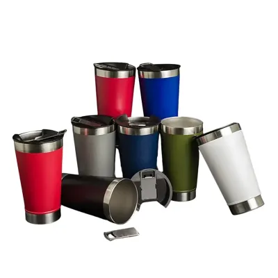 Copo Termico 500ml Liso Com Abridor