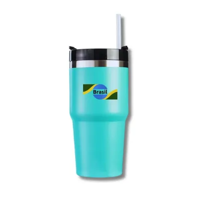 Copo Termico 600ml Turquesa