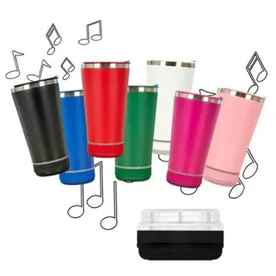 Copo Termico Com Caixa de Som Personalizado