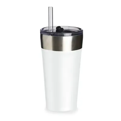 Copo Termico Com Canudo 500ml