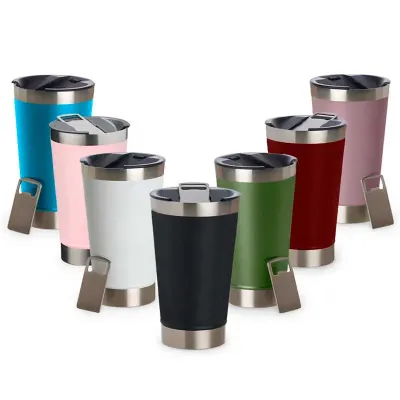Copo Termico de Inox Com Acabamento Liso