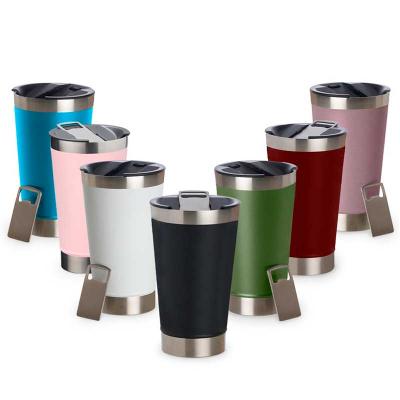 Copo térmico de inox com acabamento liso e capacidade 500ml - CORES
