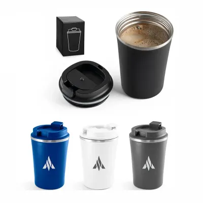 Copo Termico de Viagem em Aco Inox e pp 470 ml