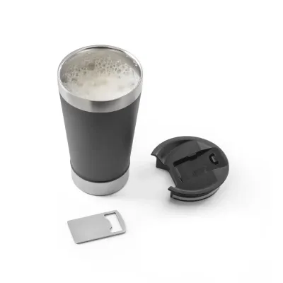 Copo Termico em Aco Inox Com Abridor