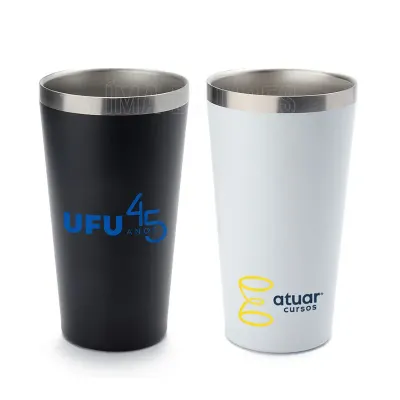 Copo Termico em Aco Inox Com Parede Dupla