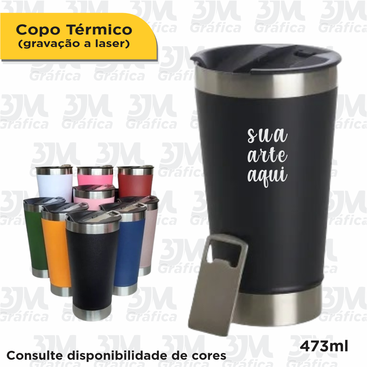 Copo Térmico Gravação Laser