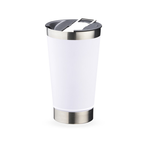 Copo Térmico Inox 500ml com Tampa e Abridor Personalizado