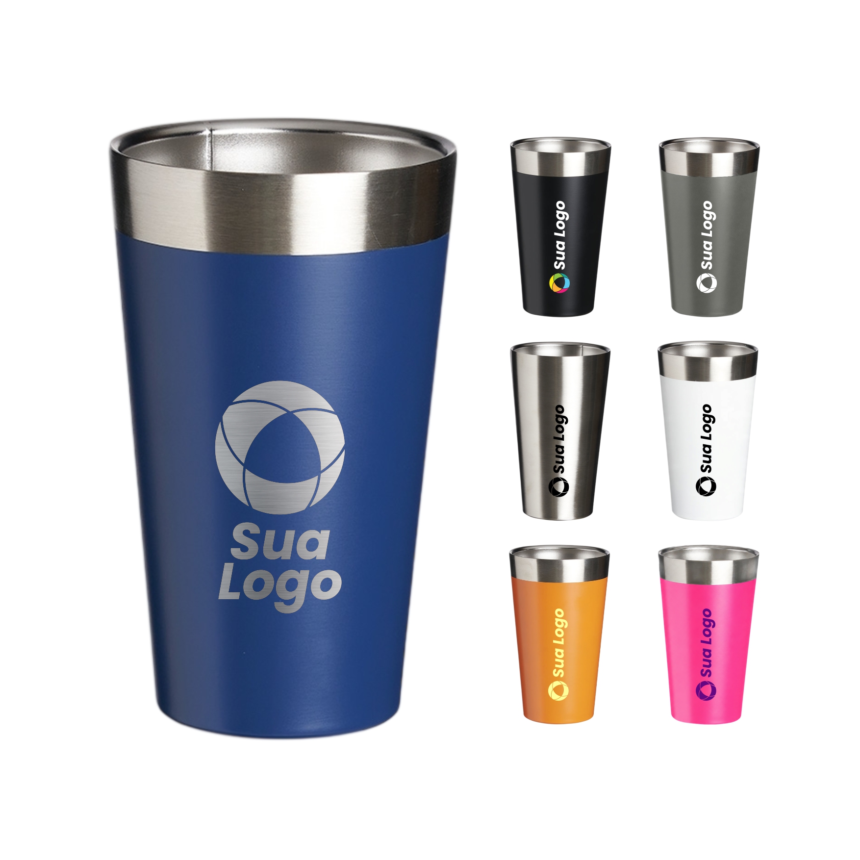 Copo Térmico Inox Personalizado 473 ml
