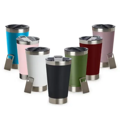 Copo Termico Liso 500ml Com Abridor