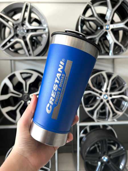 Copo Térmico Personalizado Inox Tampa Abridor Porto Alegre Florianópolis Rio de Janeiro