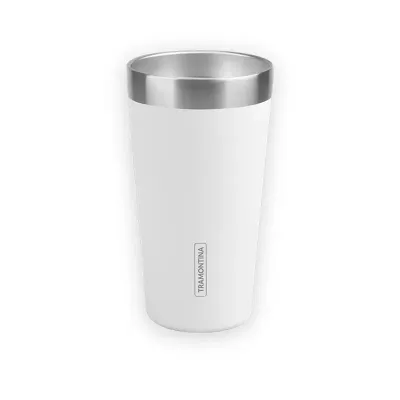 Copo Termico Sem Tampa Exata Branco 420ml
