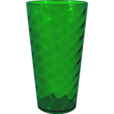 Copo Twist Cristal Verde 600ml Plastico