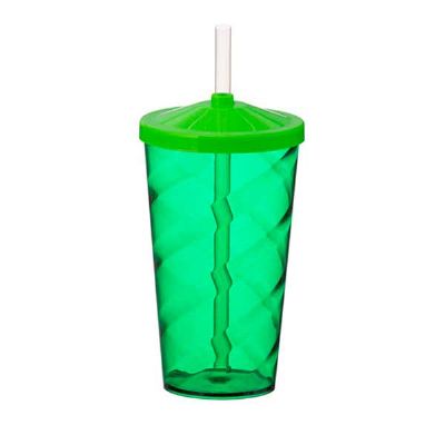 Copo Twister 550 ml Com Tampa e Canudo