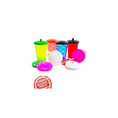 Copos Para Milk Shake Personalizados Com Tampa e Sem Canudo em Cores Diversas e o Brinde Personaliza