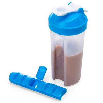 Coqueteleira 750ml Personalizado Com Porta Comprimido