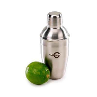 Coqueteleira em Feita em Aco Inox Com Capacidade de 550 ml e o Brinde Ideal Para Fidelizar Clientes