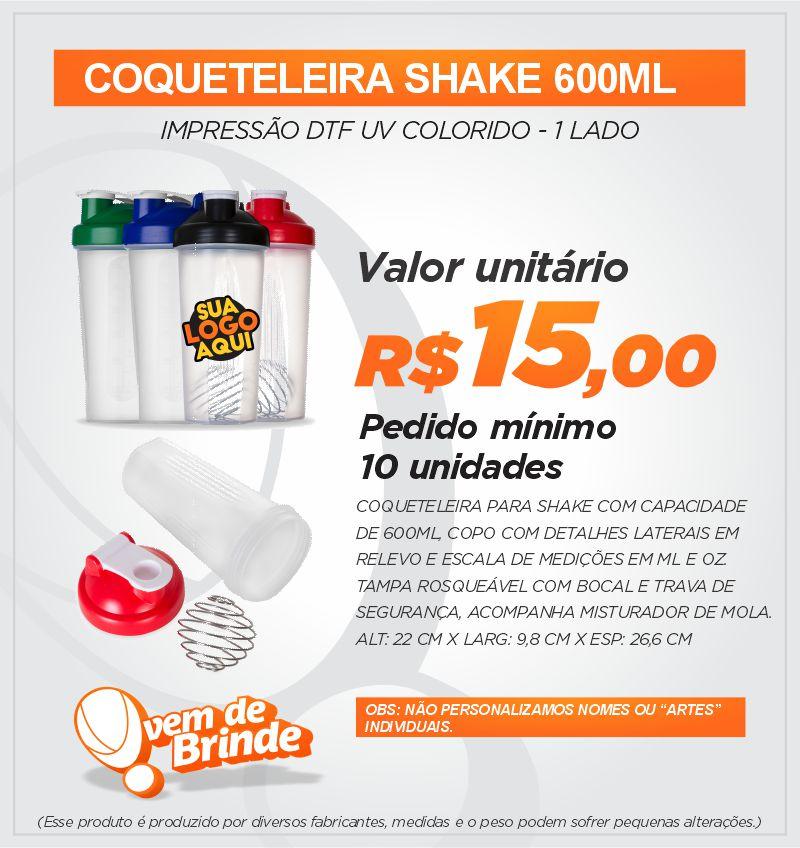 Coqueteleira Shake 600ML