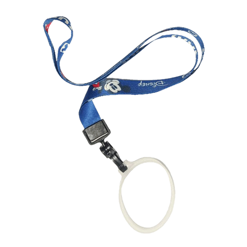 Cordão com fecho giratório e silicone