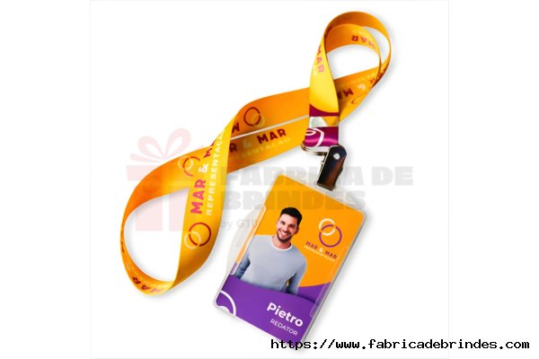 Cordão para Crachá Personalizado