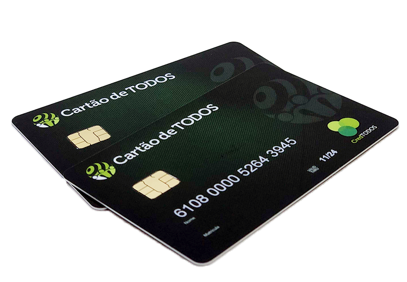 Crachá PVC com chip