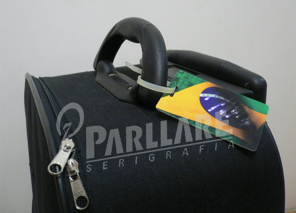 Crachás PVC e tags de bagagem