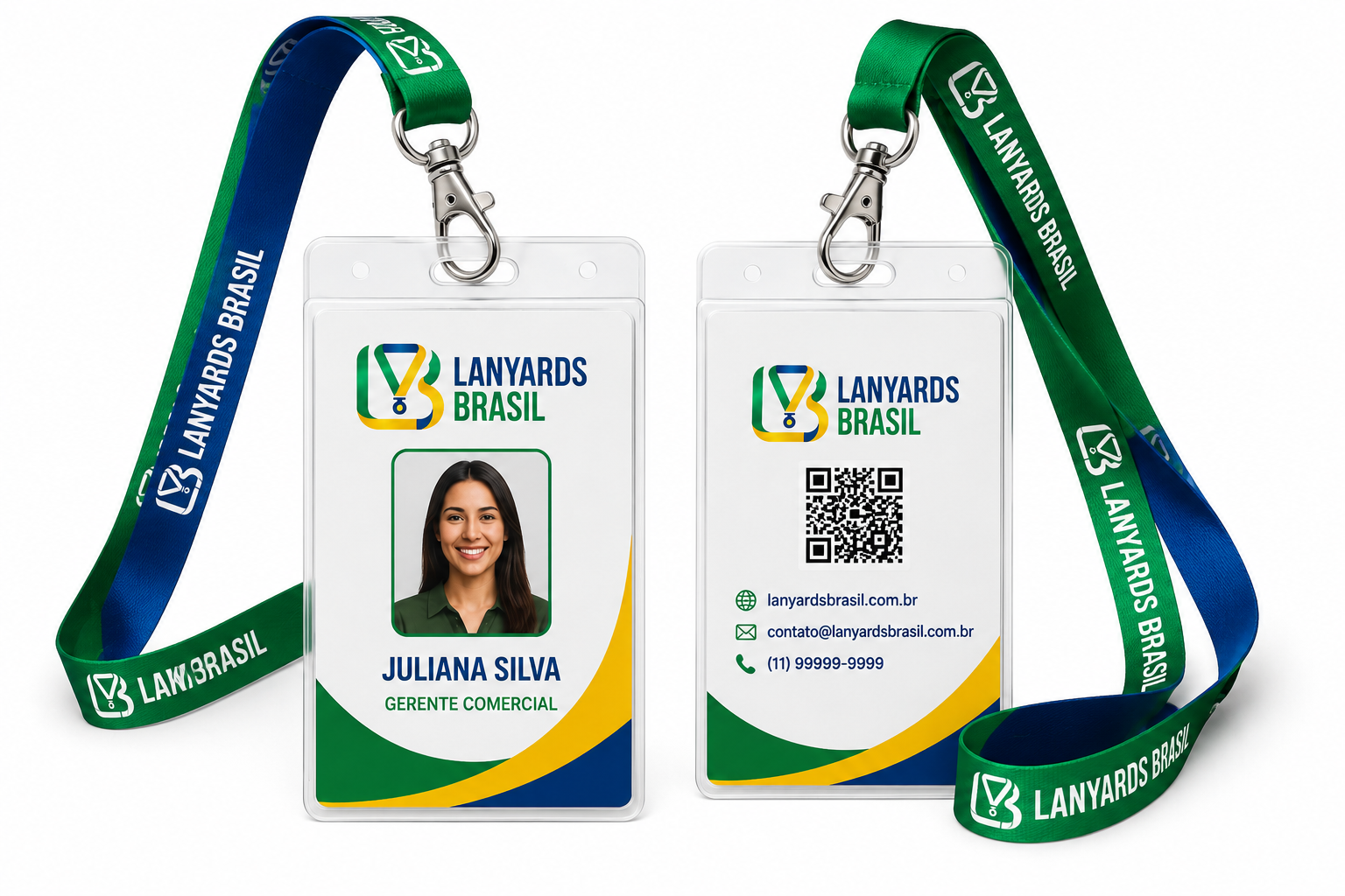 Credenciais Personalizadas PVC e Papel Couchê