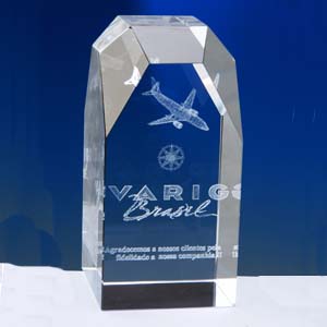 Cristal Personalizado montanha