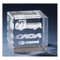 Cubo De Cristal Personalizado