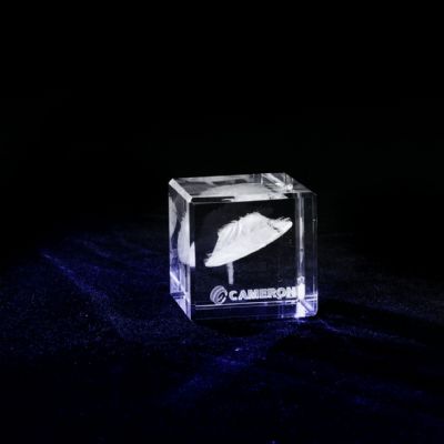 Cubo em Cristal Promocional