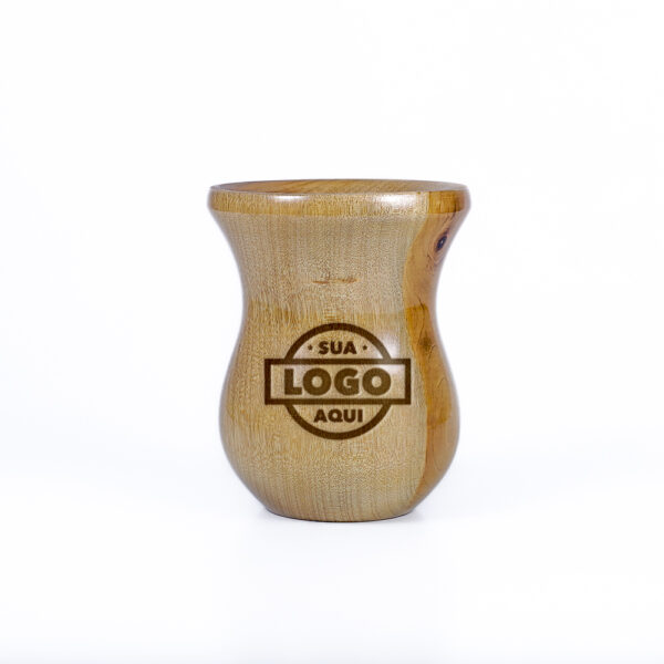 Cuia De Chimarrão Personalizada De Madeira