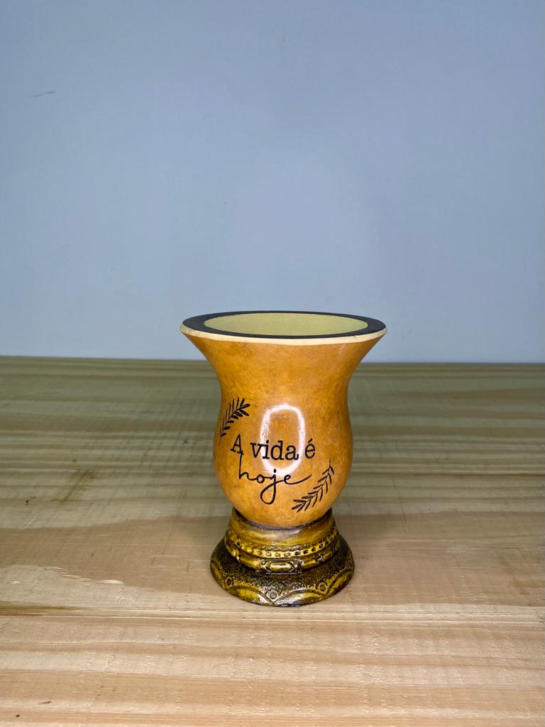 Cuia de Chimarrão Tradicional - A Vida É