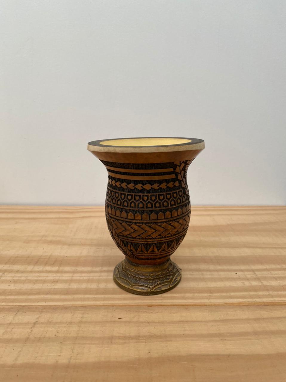 Cuia de Chimarrão Tradicional - Faixa Maori 360º - 02