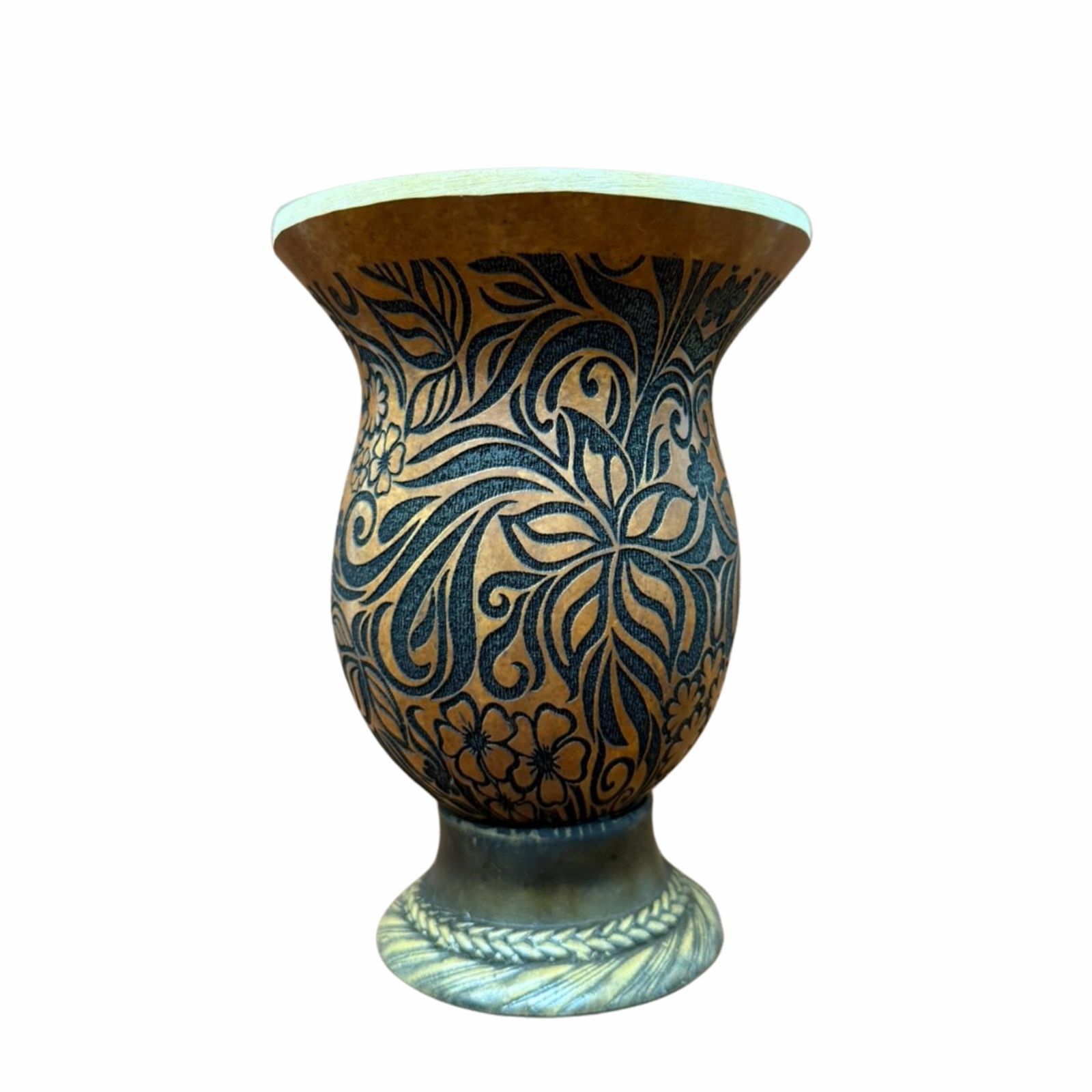 Cuia de Chimarrão Tradicional - Floral 360º - 03