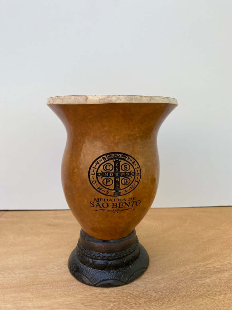 Cuia de Chimarrão Tradicional - Medalha de São Bento